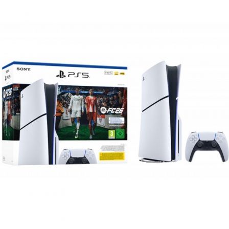 Sony Playstation 5 PS5 Slim Estándar 1TB Incluye Mando Dual Sense y Juego EA Sports FC 26 Chassis E Consola Nueva Generación Sony Playstation 5 PS5 Slim Estándar 1TB Incluye Mando Dual Sense y Juego EA Sports FC 26 Chassis E Consola Nueva Generación